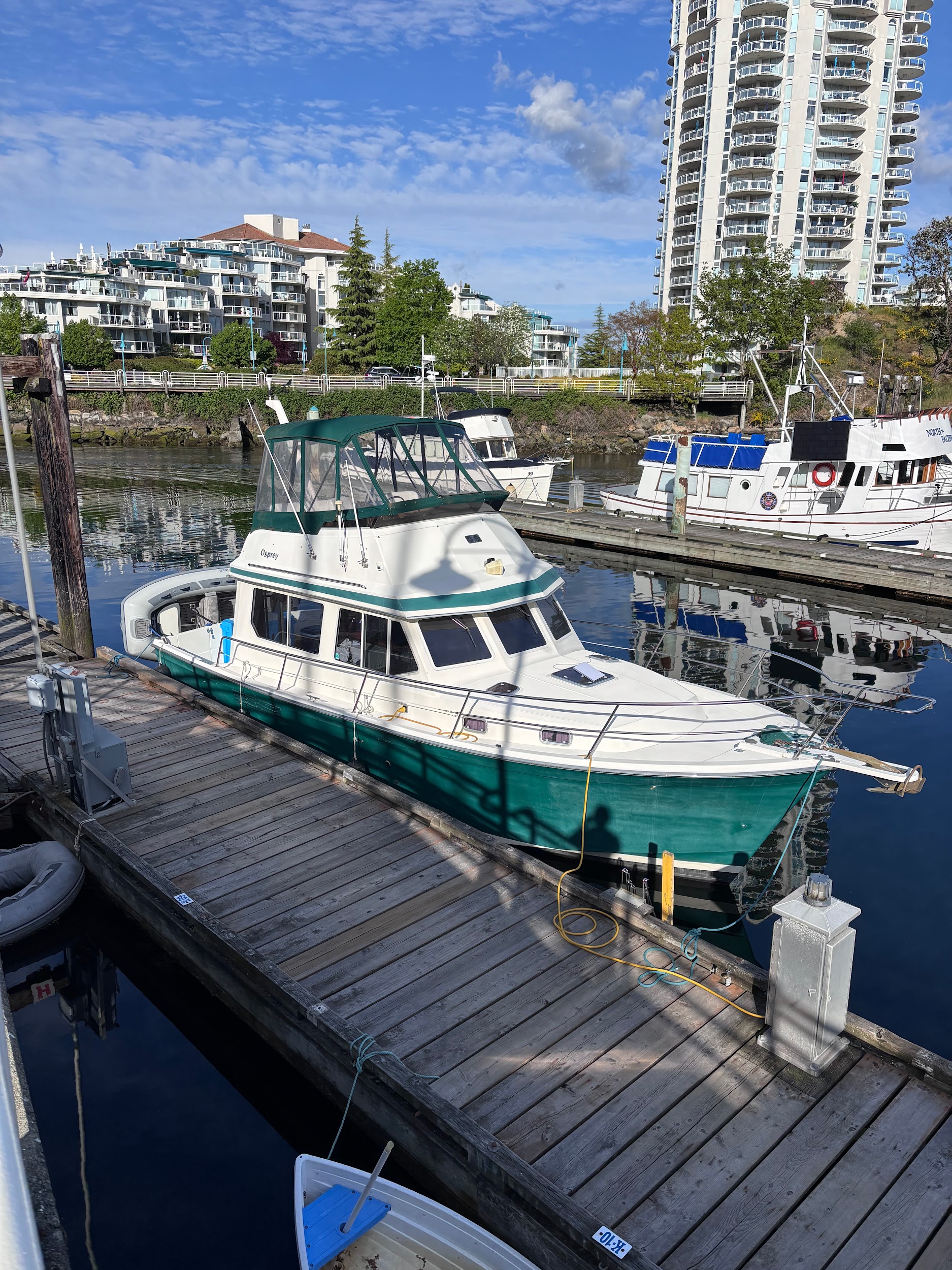 The Sabreline Osprey at rest in Nanaimo, BC